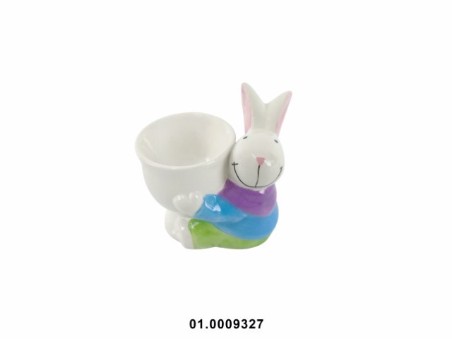 Vase Caramica avec Lapin 10x7cm