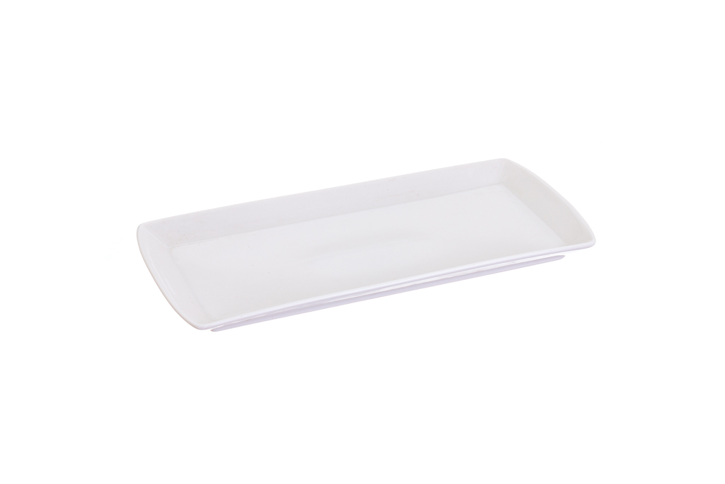 Plateau de service en porcelaine 25x11x2cm