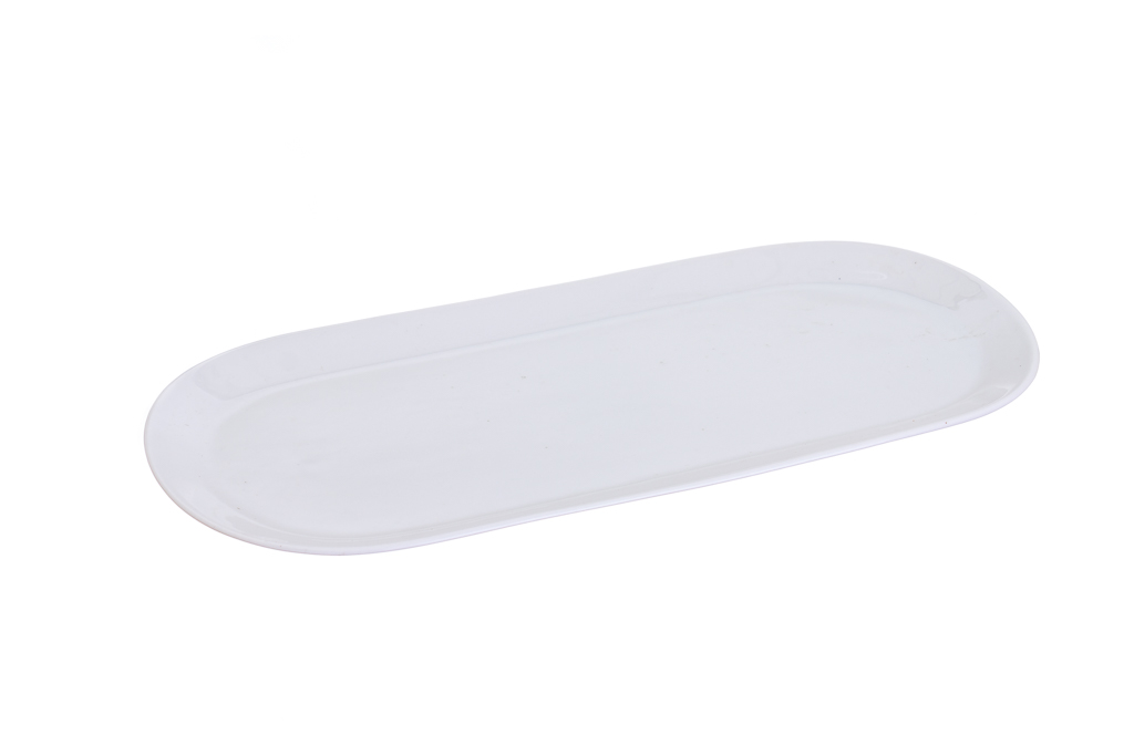 Assiette ovale en porcelaine 33,5 x 15 x 2 cm