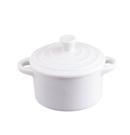 Carol en porcelaine avec couvercle 7x4cm