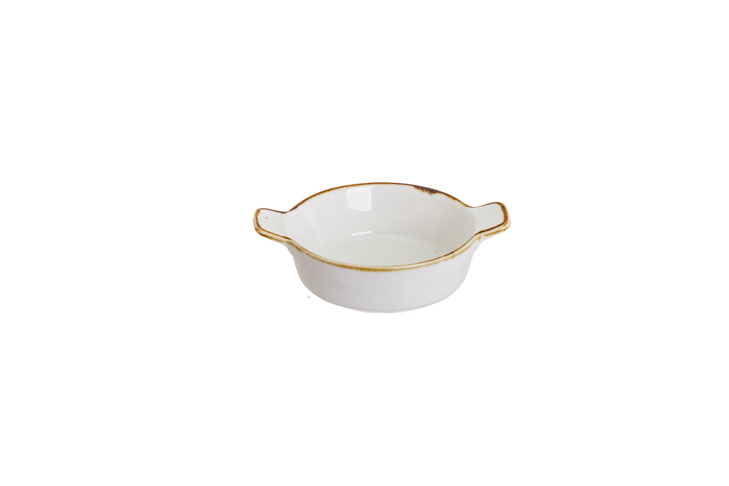 Poêle en porcelaine couleur cannelle 17 cl 10,7 x 4 cm