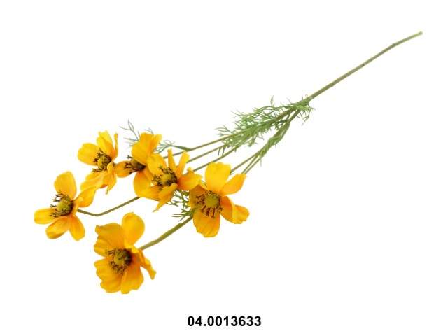 Fleur de marguerite jaune artificielle 80cm