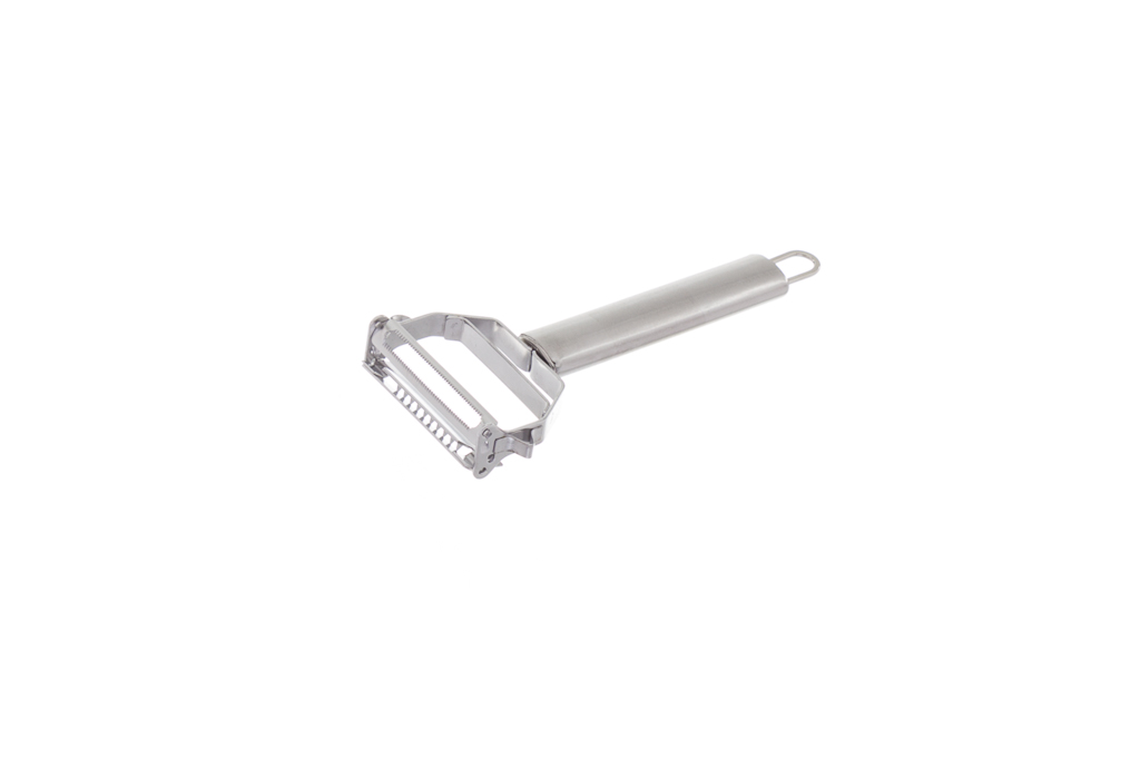 Éplucheur/râpe en acier inoxydable 18x8.5x2.2cm