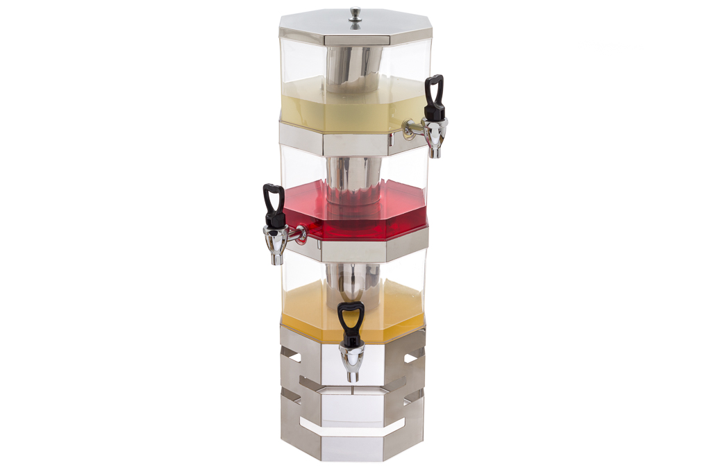 DISTRIBUTEUR DE JUS TRIPLE 3x3.5L 31x26x71CM
