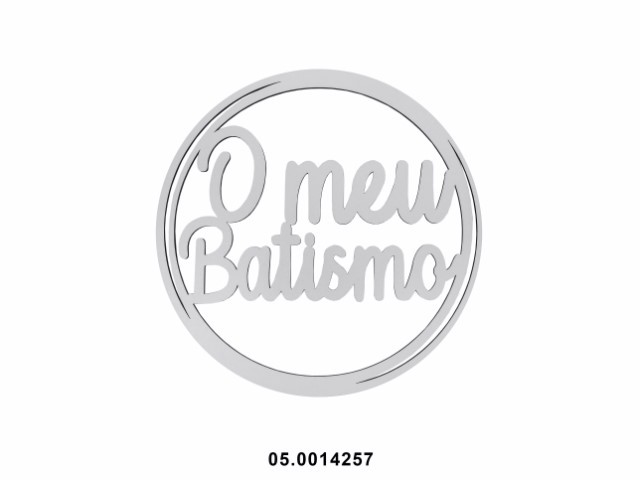 Panneau MDF blanc My Baptism 25cm