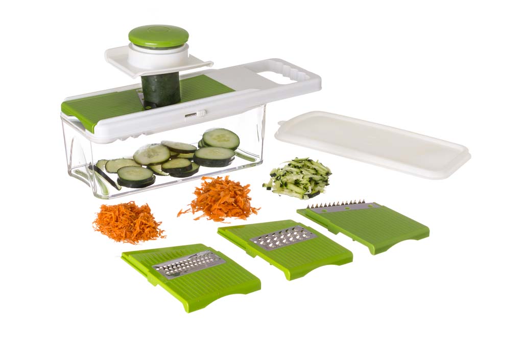 Mandoline à 4 lames en acier inoxydable