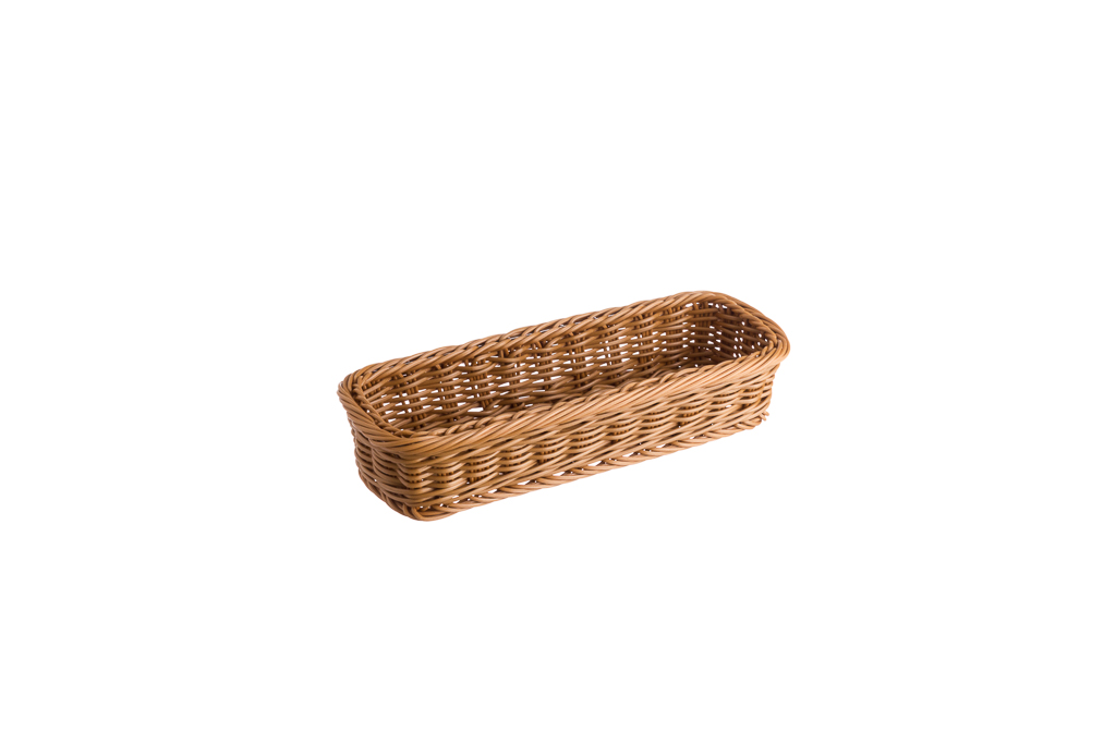 Panier rectangulaire en polypropylène (27 x 10 x 5 cm)