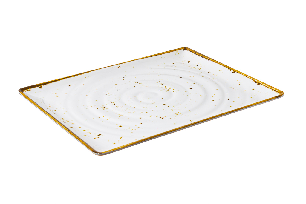 Plateau en mélamine cannelle (32,5 x 26,5 x 2,5 cm)