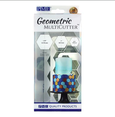 Matrices de découpe géométriques hexagonales (1 unité)