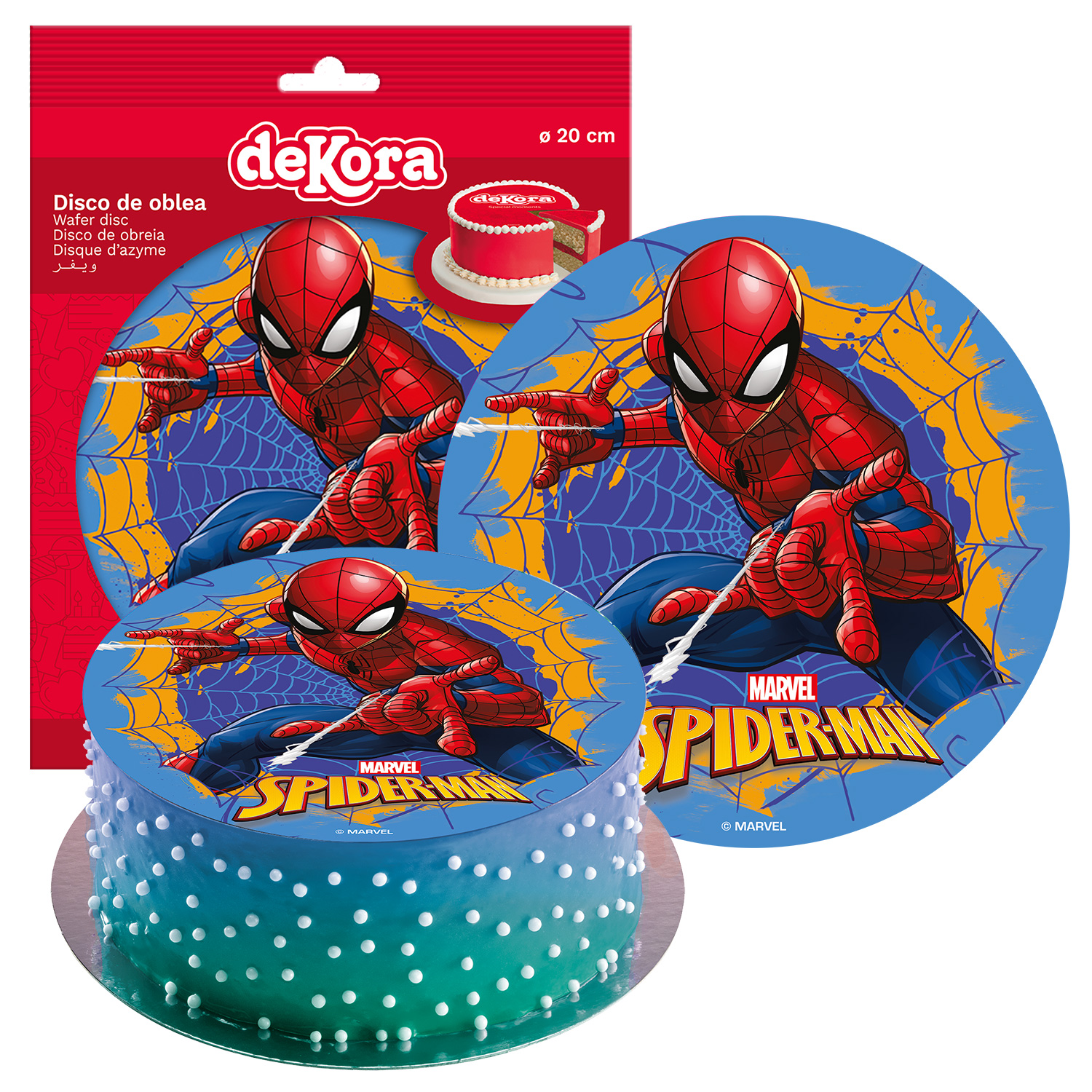 SpiderMan Disque Host 20cm