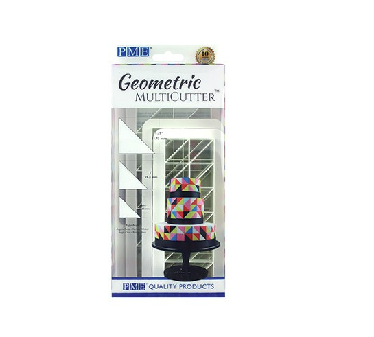 Coupe-angle droit géométrique 3 pièces