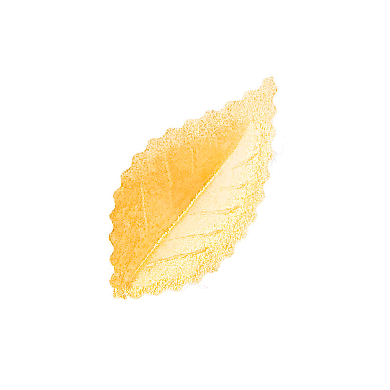 Feuille d’hôte métallique dorée de 4,2 cm, boîte de 400