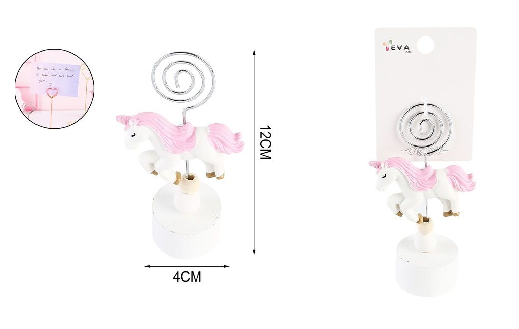 Cadre photo licorne ton Rose