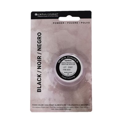 Colorant en poudre liposoluble noir 4g