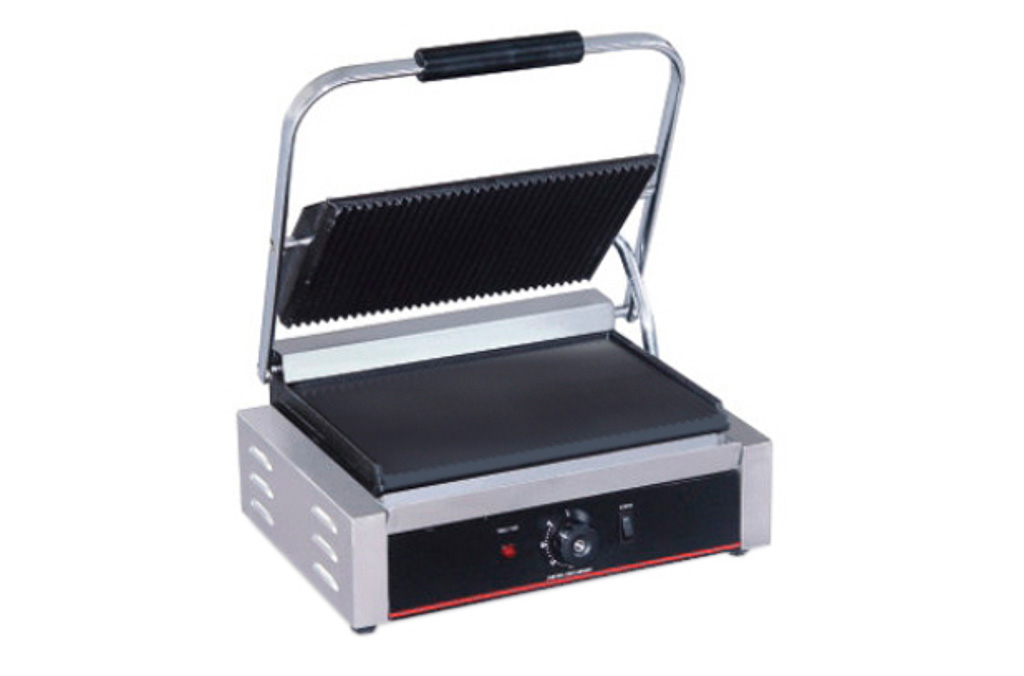Plaques de gril lisses/cannelées 2200 W 410x305x210mm