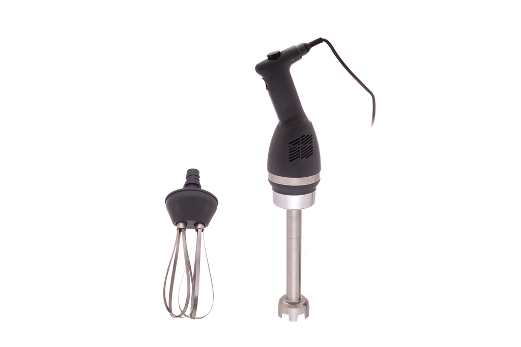 Concasseur en acier inoxydable avec pied de 24cm + tiges de 16,5cm 280W