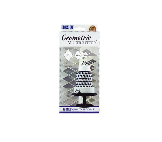 Coupe-diamant géométrique 3 pièces