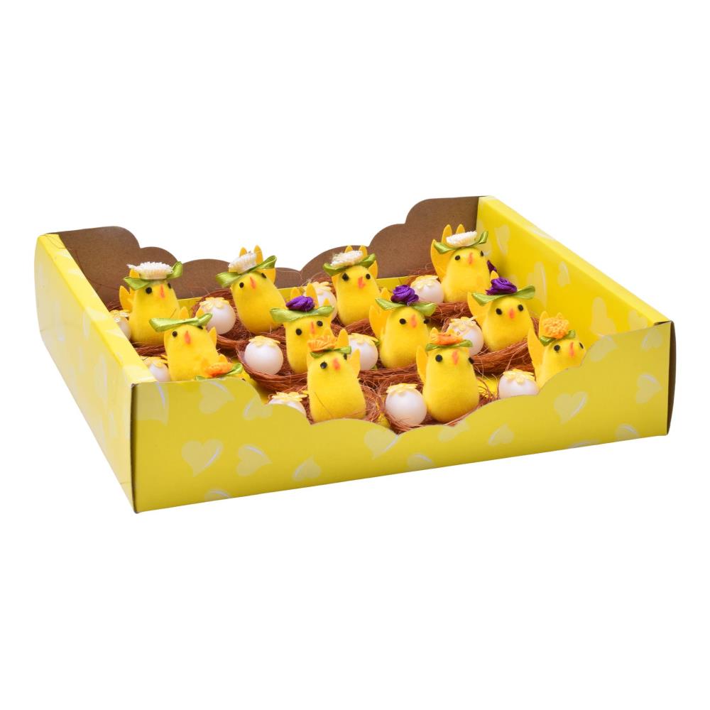 Poules avec nid et boîte à œufs 12
