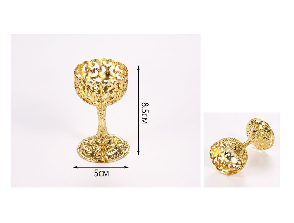 Calice doré de 9 cm