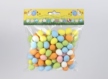 Œufs en polystyrène coloré de 1,5 cm (100 unités)