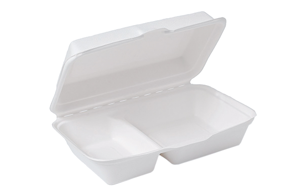 Boîte alimentaire en canne à sucre 25x16cm