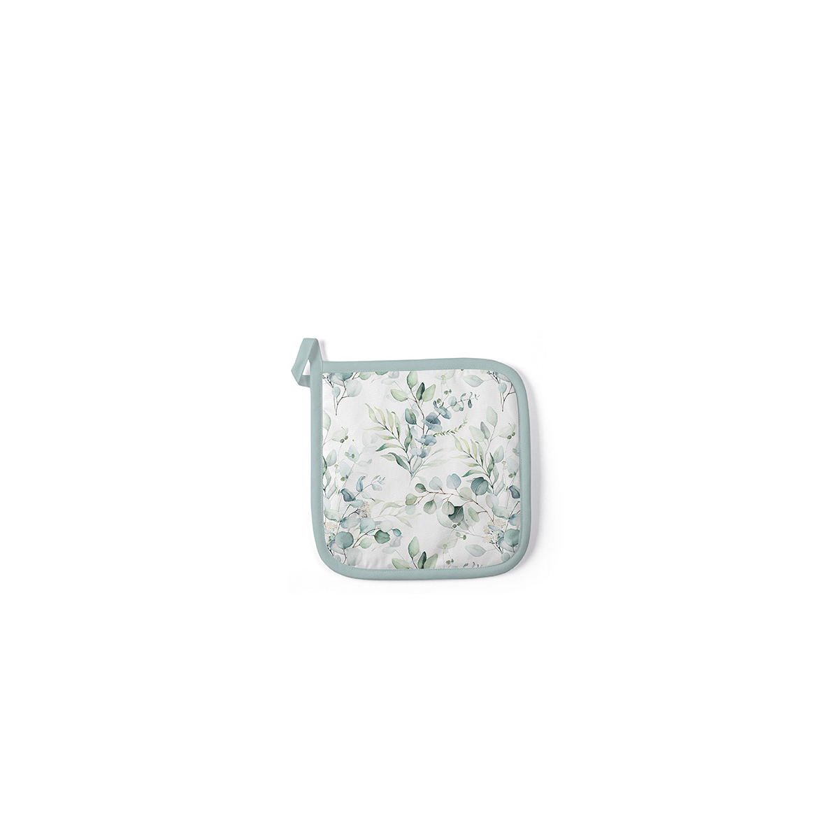 Casserole de cuisine à poignée en feuille d’eucalyptus 20x20cm