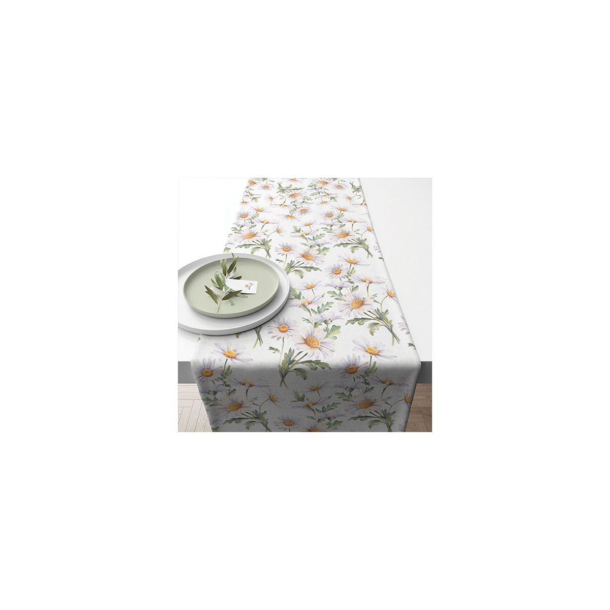 Serviette décorative Belles marguerites 40x150cm