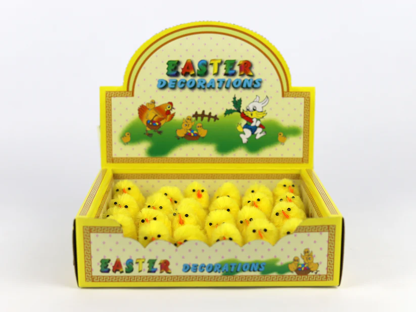 Poussins jaunes 5cm Boîte 24
