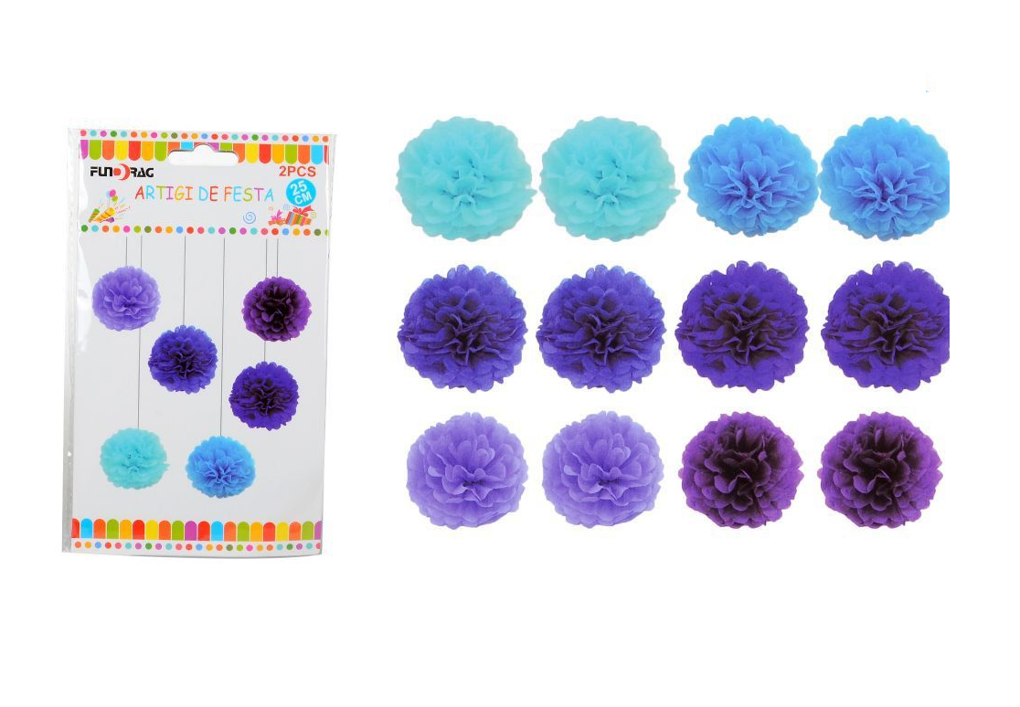 Ballon en papier 2Pcs. 25cm