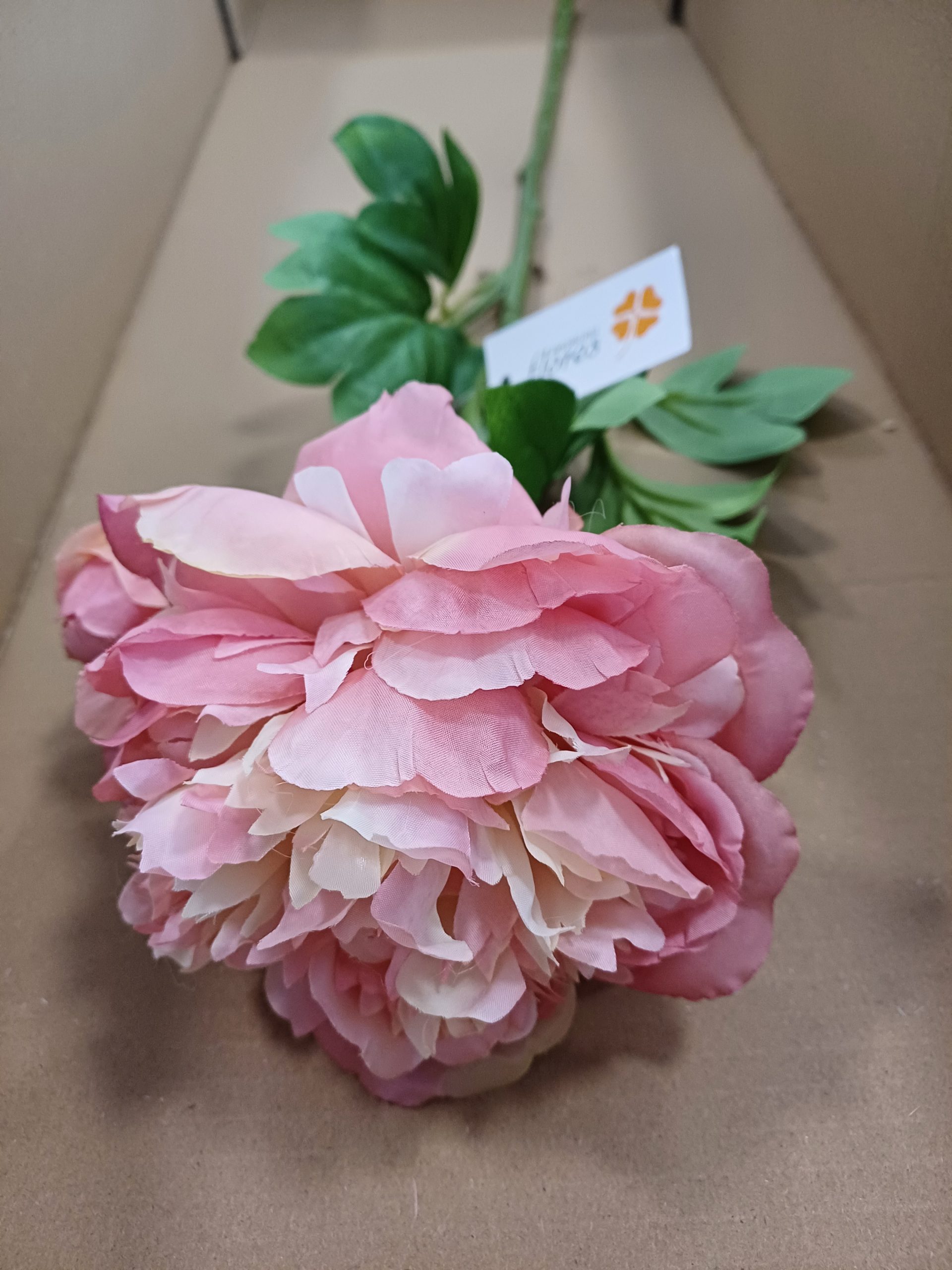 Pivoine LILAS avec tige de 2,60 cm