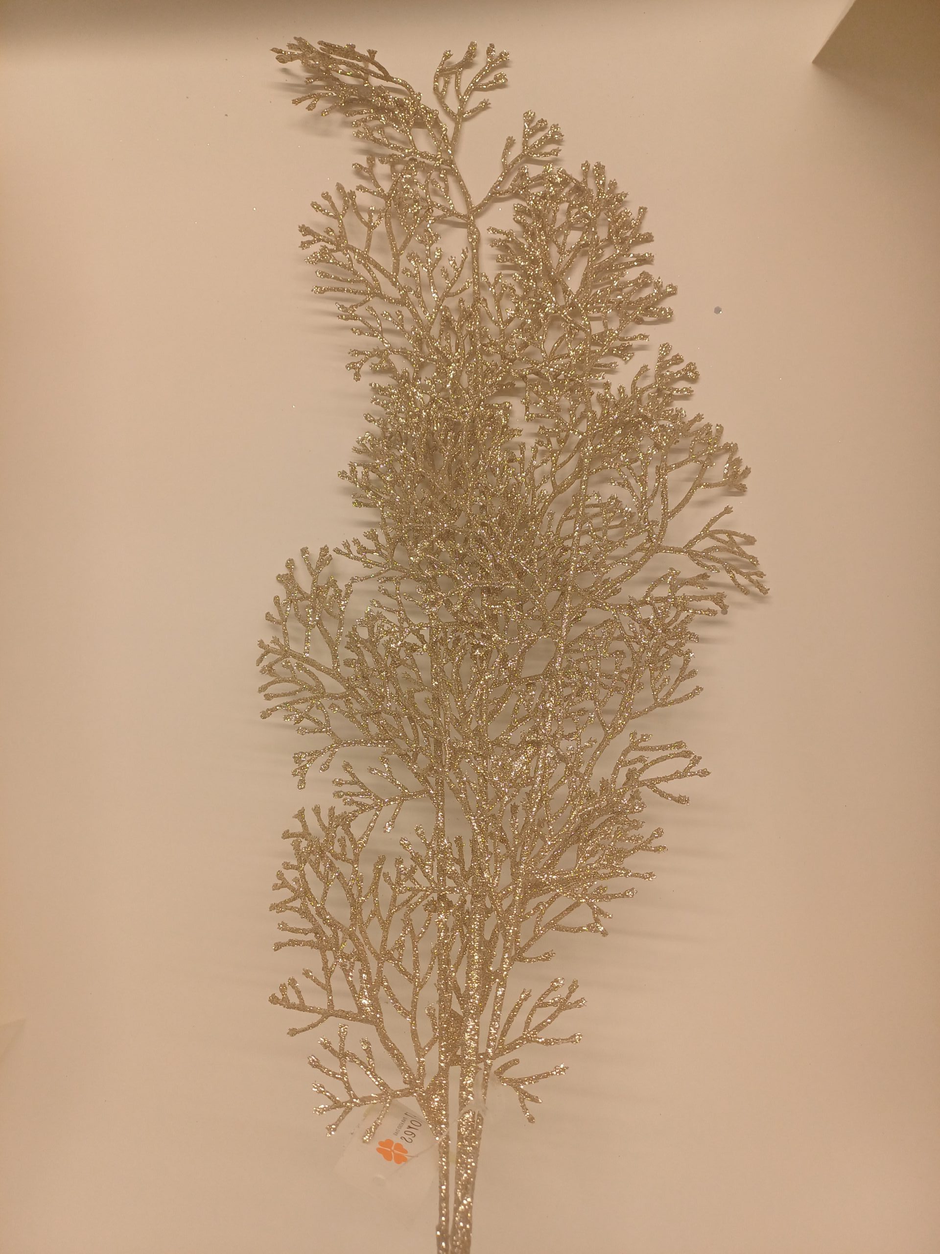 Tige de cyprès champagne brillante de 76 cm