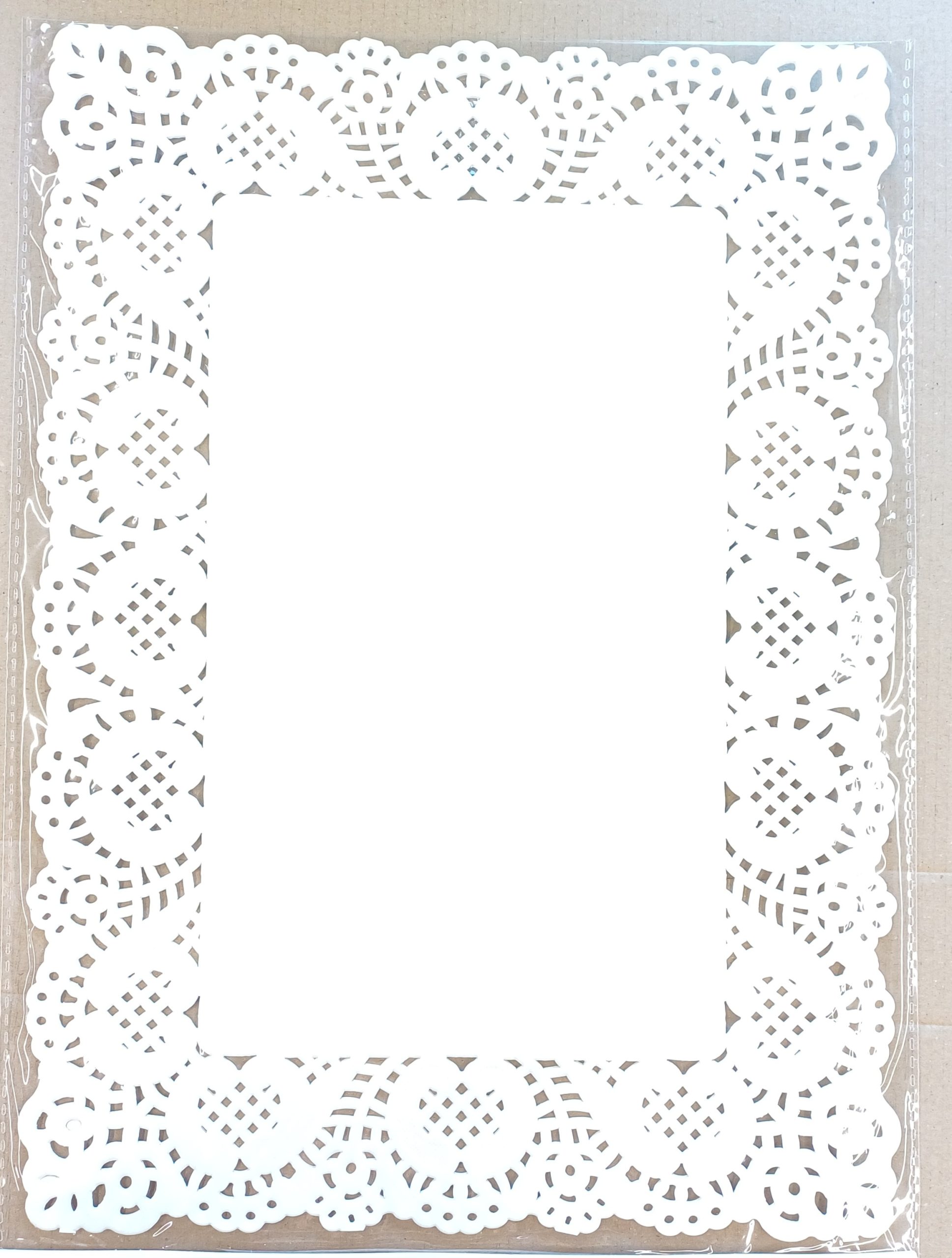 Naperone blanc 25x35cm 12 pièces.