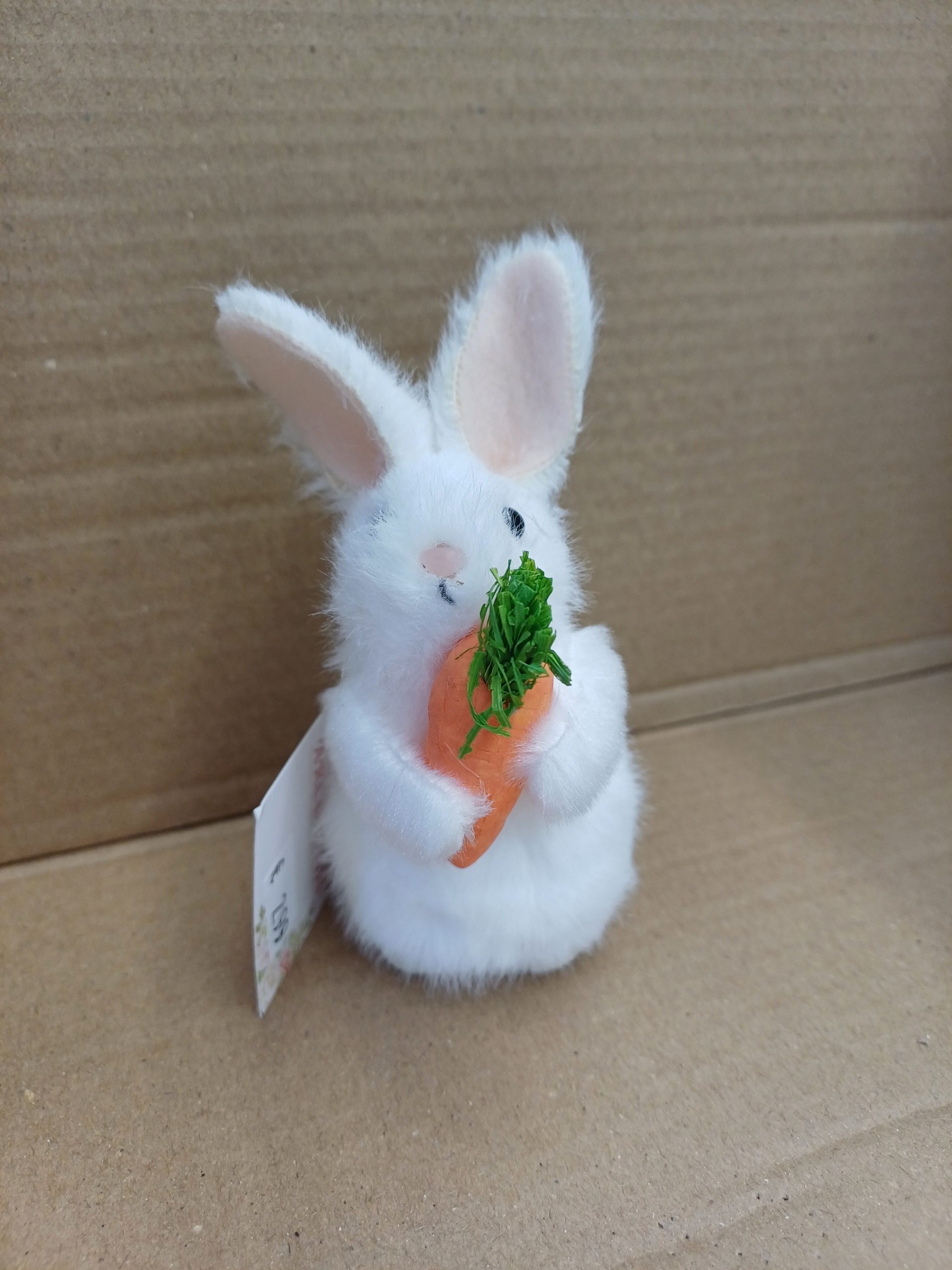 Lapin de Pâques à la carotte 11x5cm