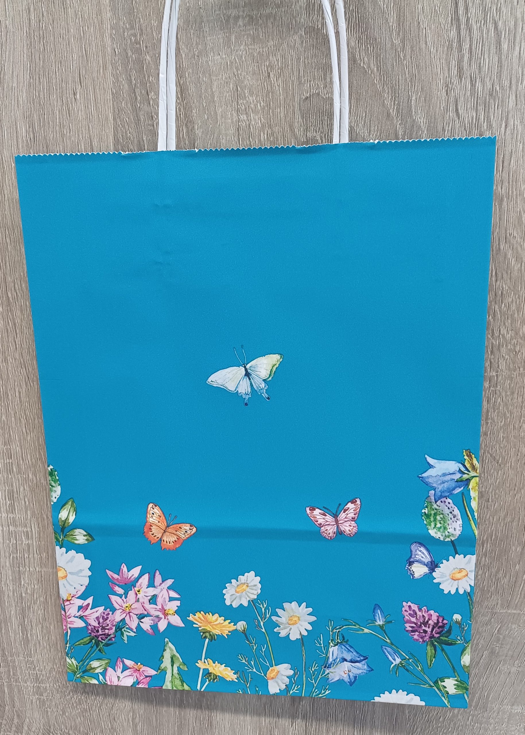 BLUMEN Sac en papier avec poignée 28x22x10cm