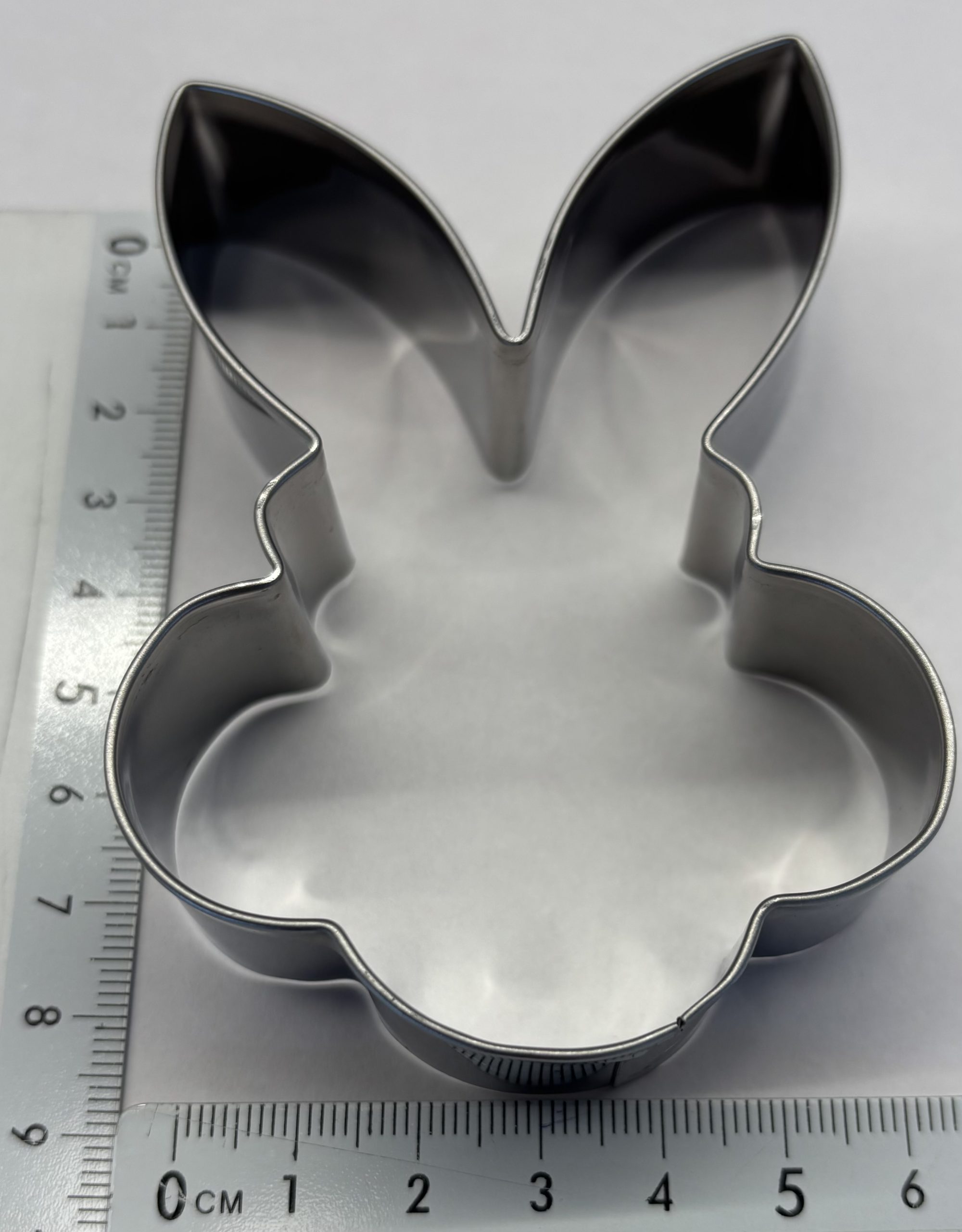 Coupe-tête de lapin en acier inoxydable 9x6cm