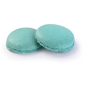 Macarons bleus Diamètre 3.5cm -, 12 unités