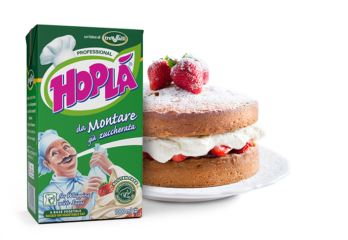 Crème Végétale Sucrée Professionnelle Hoplá 1 litre