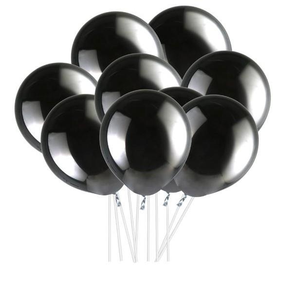 Ballons noirs 30cm Sc.50