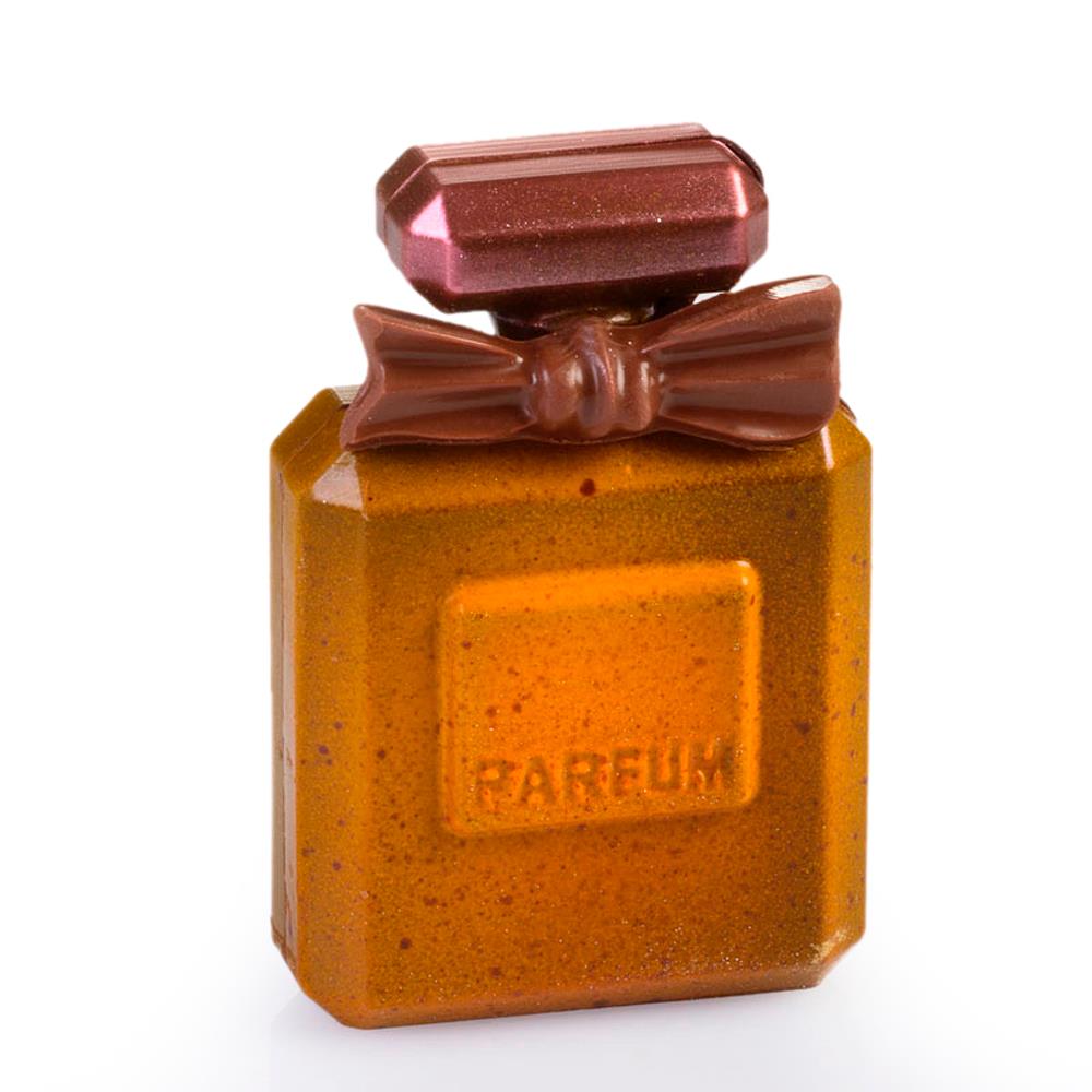 Moule en acétate 3D flacon de parfum en chocolat 90gr 4pcs