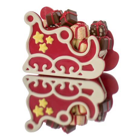 Traîneau de Noël en acétate 1pcs. 140x70x100mm 150g