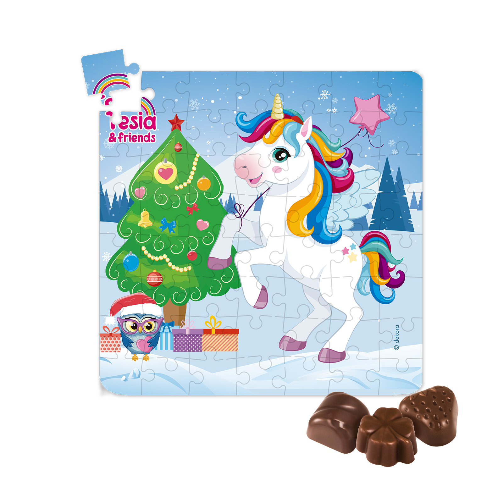 Tesia & Friends Puzzle de Noël aux pralines