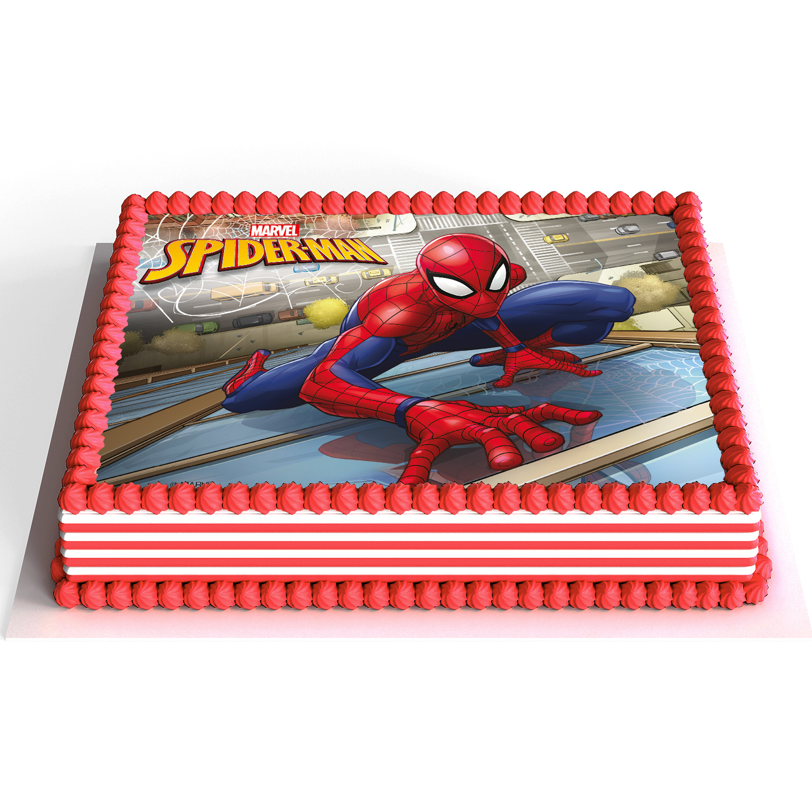 Spiderman A5 disque comestible 14,8 x 21 cm