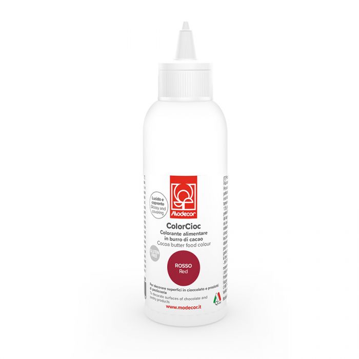 Colorant alimentaire au beurre de cacao rouge