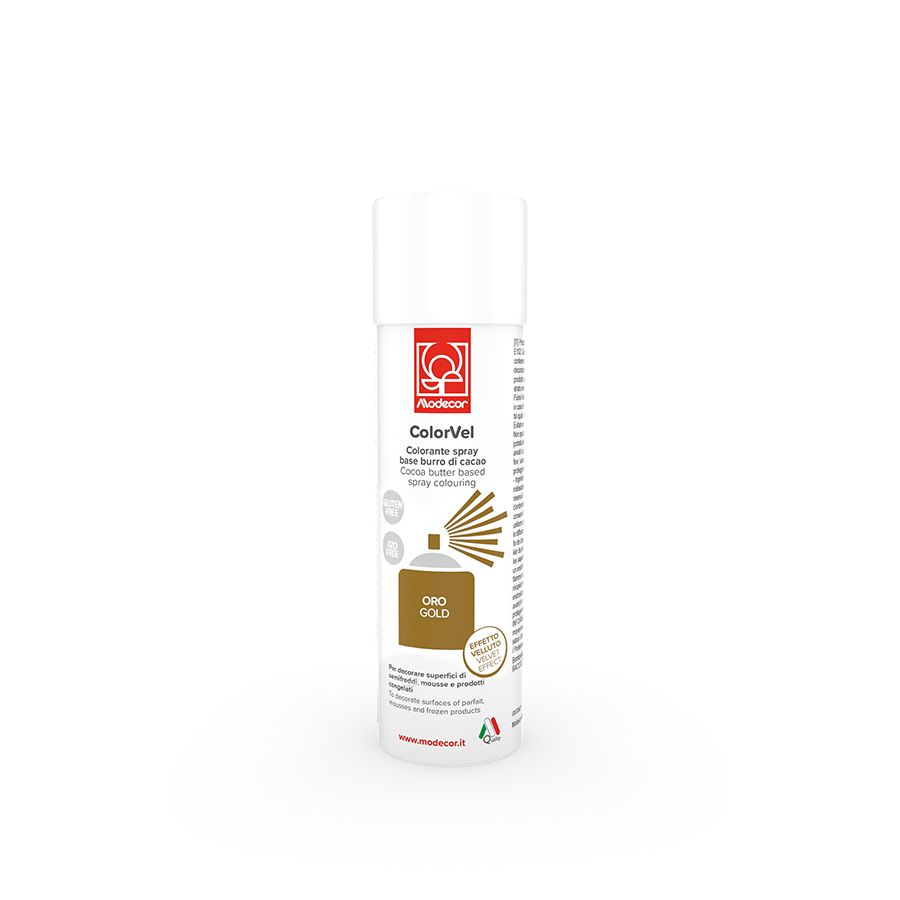 Colorant en spray effet velours doré 250 ml