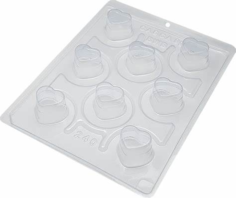 PP BUFFET COEUR Moule à coque 9g Poids moyen 17G BWB