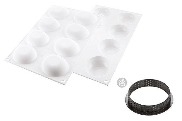 Moule en silicone Cake Ring Palette 70mm (8 caviadas)