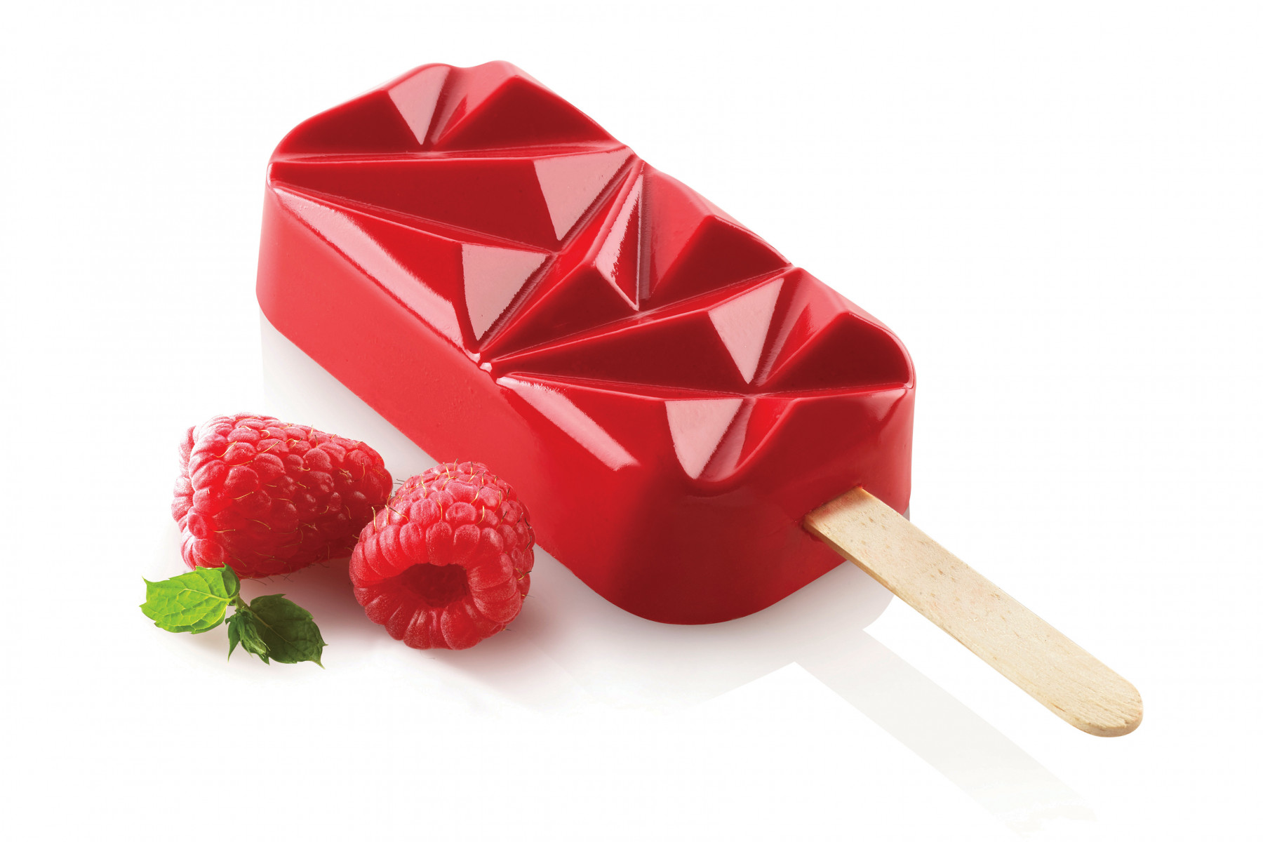 Moule en silicone glacé Magnum Crystal 92x47 h x 25mm