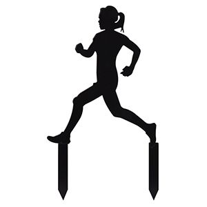 Ornement de coureur de course à pied de 12,5 cm