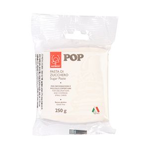 Pâte à sucre pop blanche 250g