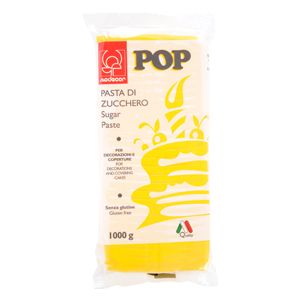 Pâte à sucre Pop Jaune 1Kg
